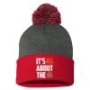 Pom Pom Knit Cap Thumbnail